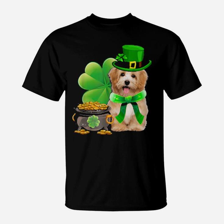 Havanese Dog Shamrock St Patricks Day Dog Irish T-Shirt