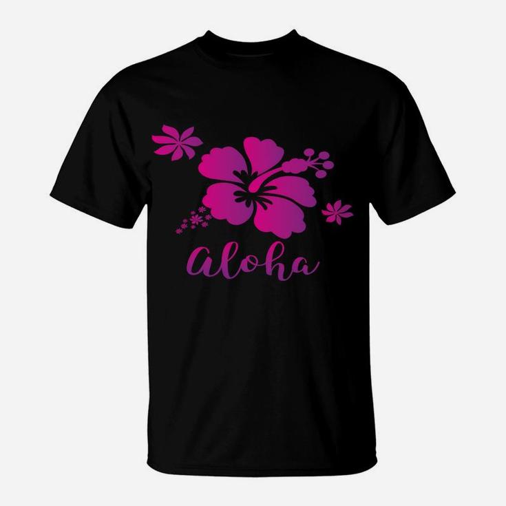 Hawaiian Islands Hibiscus Flower Aloha Lei Day T Shirt T-Shirt