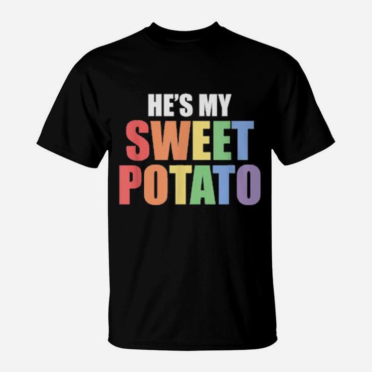 He Is My Sweet Potato Couples Homosexual Gay T-Shirt