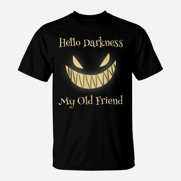 Hello Darkness My Old Friend Scary Pumpkin T-Shirt