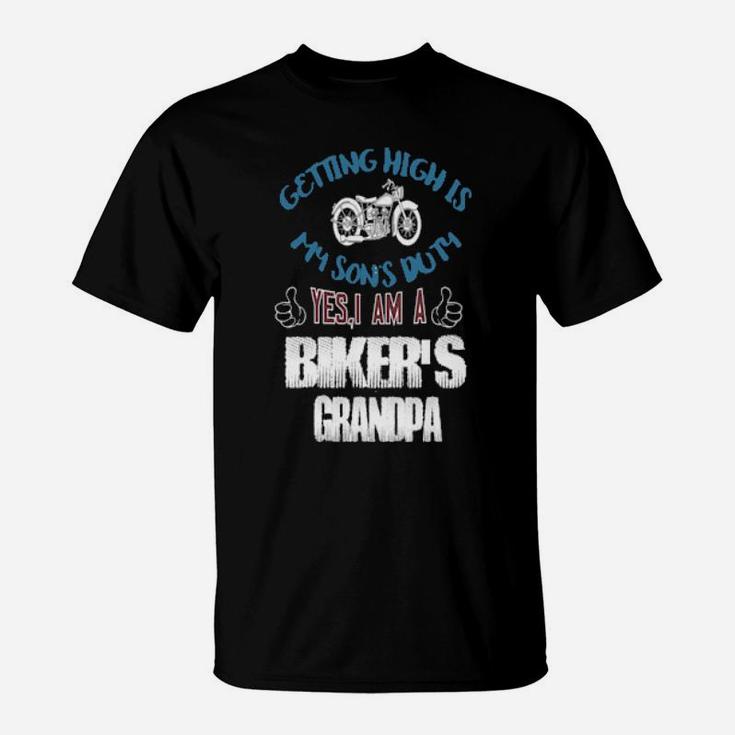 I Am A Biker's Grandpa T-Shirt