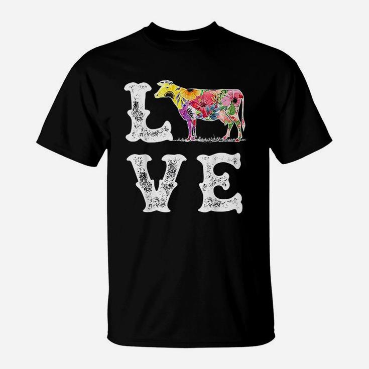 I Love Cows Funny Cow Lover T-Shirt