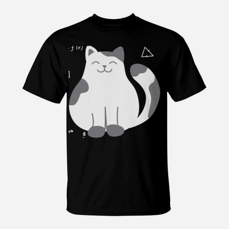 I Love Math And Cats Funny Cat Lover And Math Teacher Sweatshirt T-Shirt