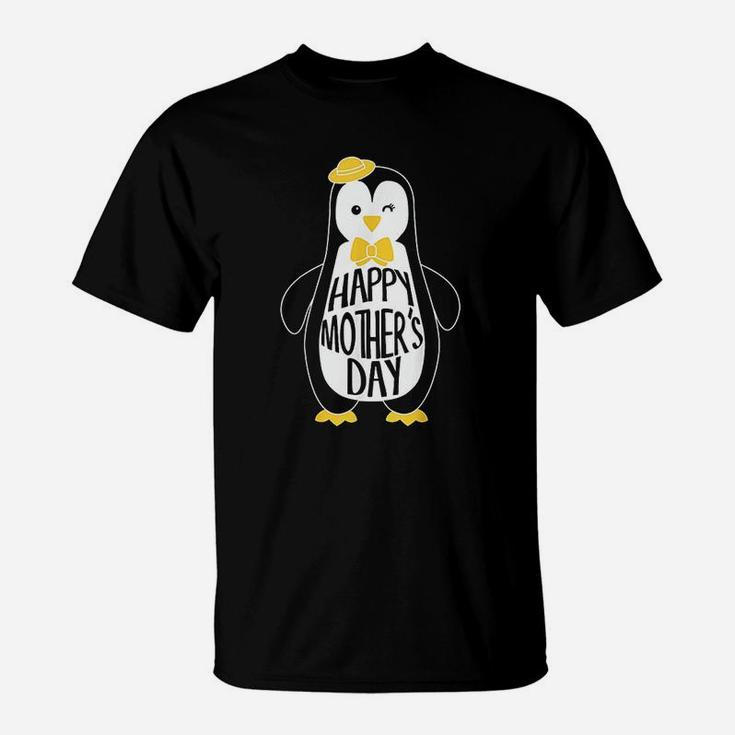 I Love My Mama Penguin Cute Happy Mothers Day Gift T-Shirt