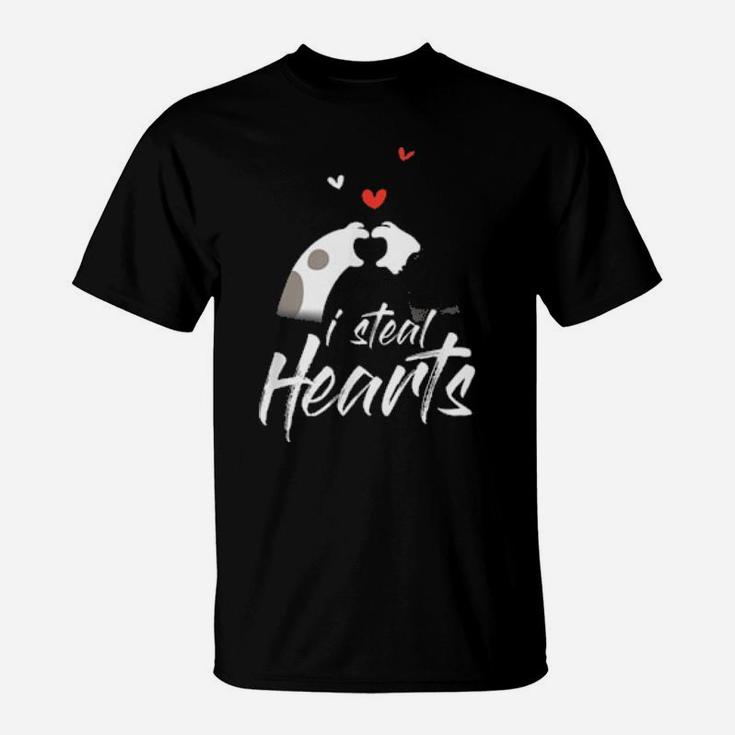 I Steal Hearts Valentine's Day For A Cat T-Shirt