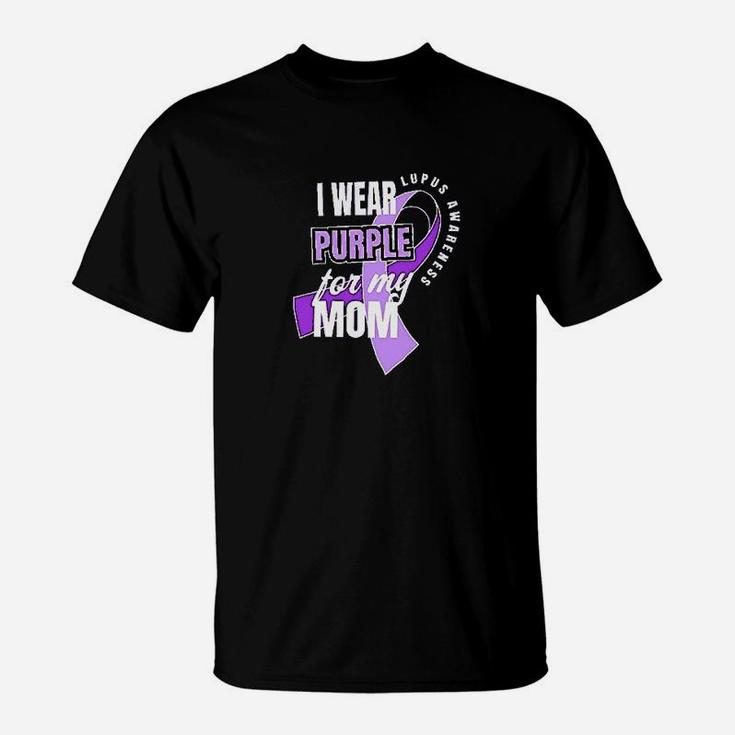 I Wear Purple For My Mom T-Shirt