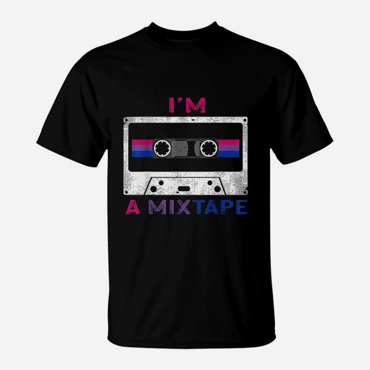 Im A Mixtape Pride Flag Lgbtq Retro Lgbt Ally Gift T-Shirt