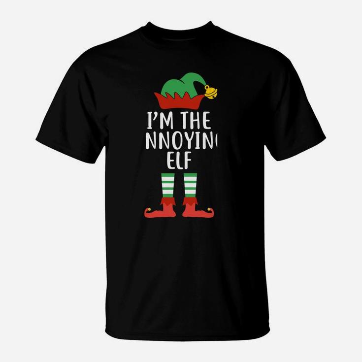 I'm The Annoying Elf Matching Family Group Christmas Gift T-Shirt