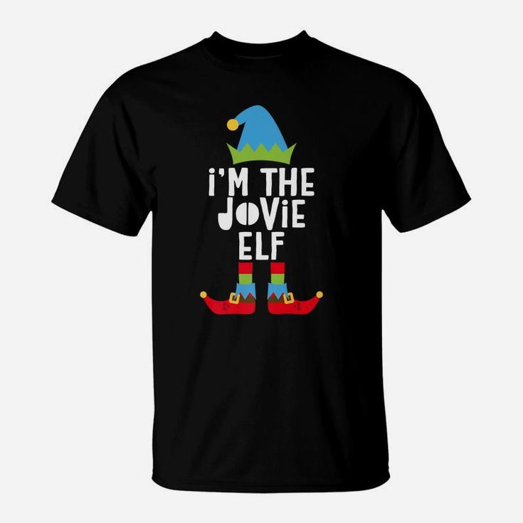 I'm The Jovie Elf Matching Christmas Costume T-Shirt