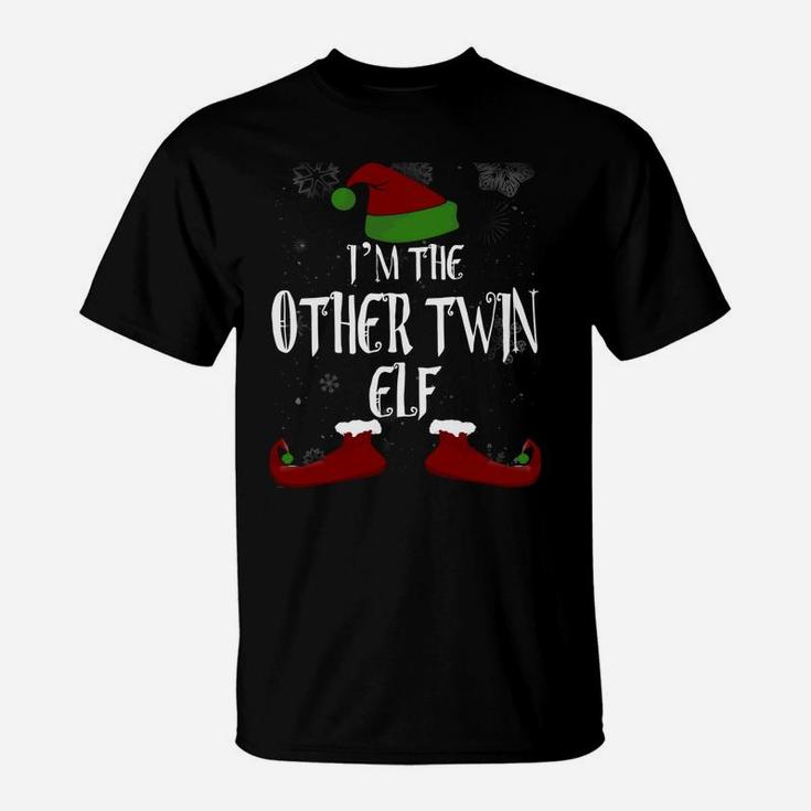 I’M The Other Twin Elf Funny Cute Christmas Holiday Gift T-Shirt