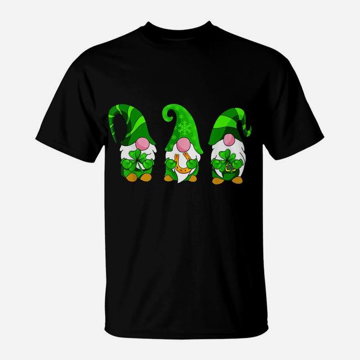 Irish Gnomies St Patrick's Day Gnome Lucky Shamrock T-Shirt