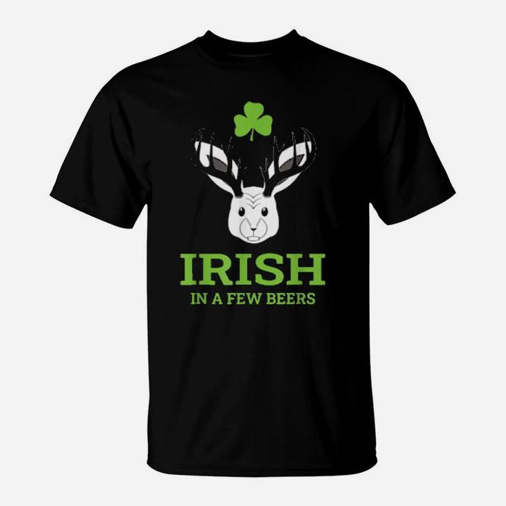Irish In A Few Beers Bavarian Wolpertinger Beer Pub Outfit T-Shirt