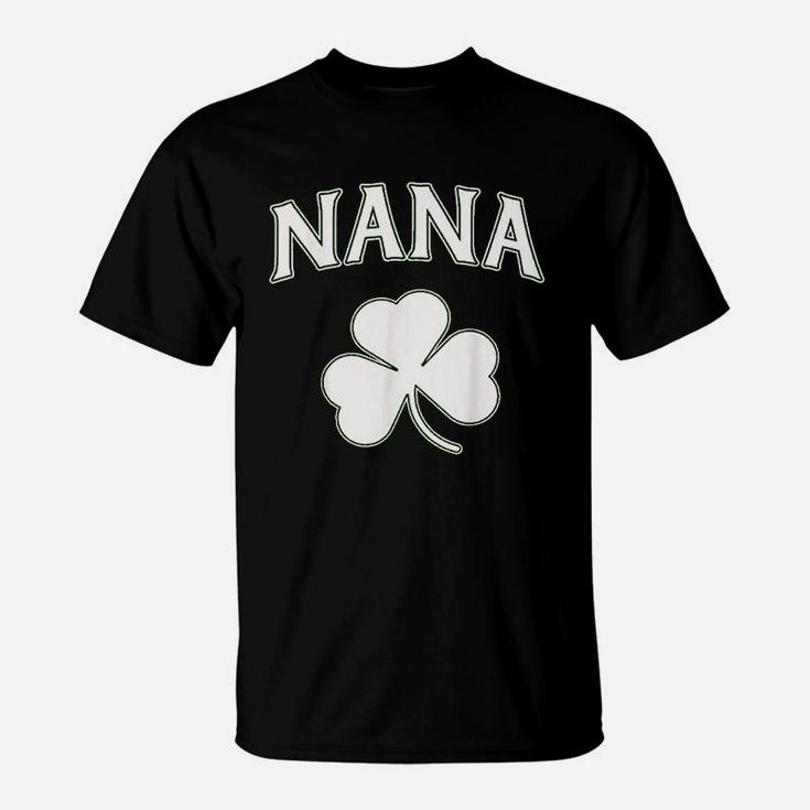 Irish Nana Shamrock St Patricks Day T-Shirt