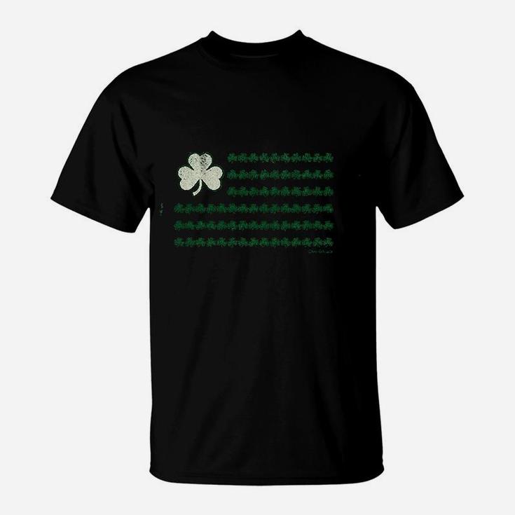 Irish Nation Shamrock Flag T-Shirt