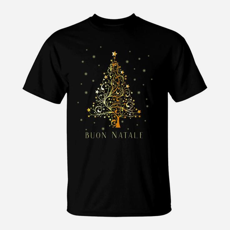 Italian Christmas Tree Italy Ornament Decoration Star Xmas T-Shirt
