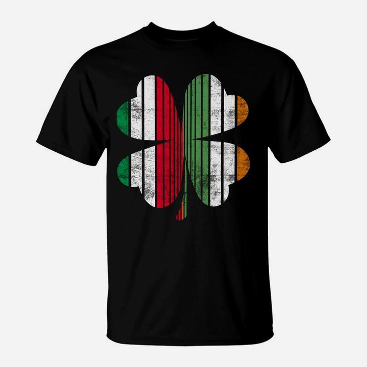 Italian Wee Bit Irish Long Sleeve Italy Patrick Day Gifts T-Shirt