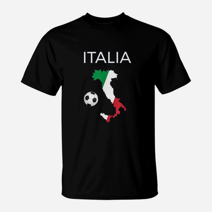 Italy Soccer Italian Italia Forza Azzurri T-Shirt
