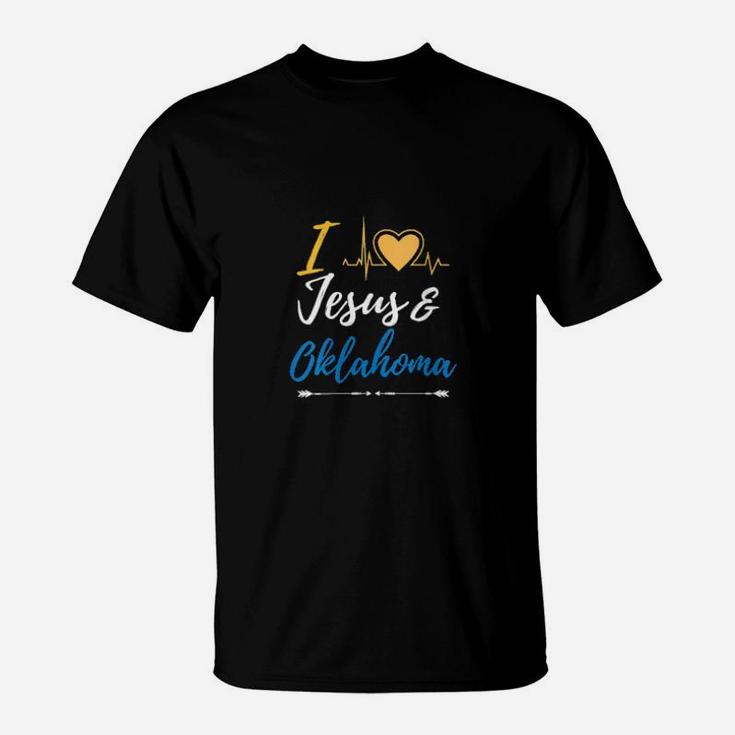 Jesus Oklahoma Pride State Flag T-Shirt