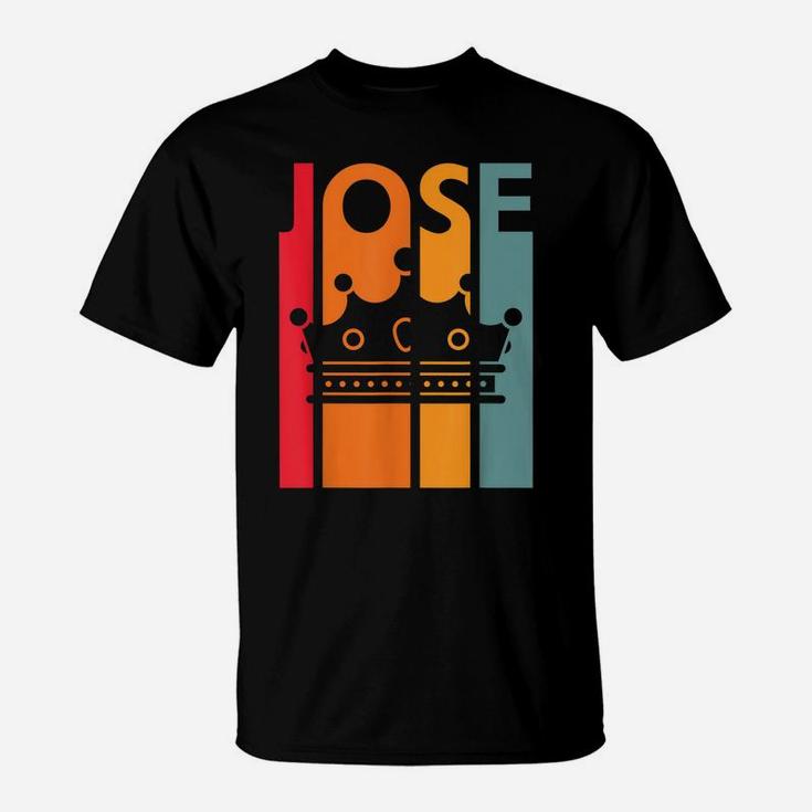 Jose Gift Idea For Boys Men Retro First Name Vintage Jose T-Shirt