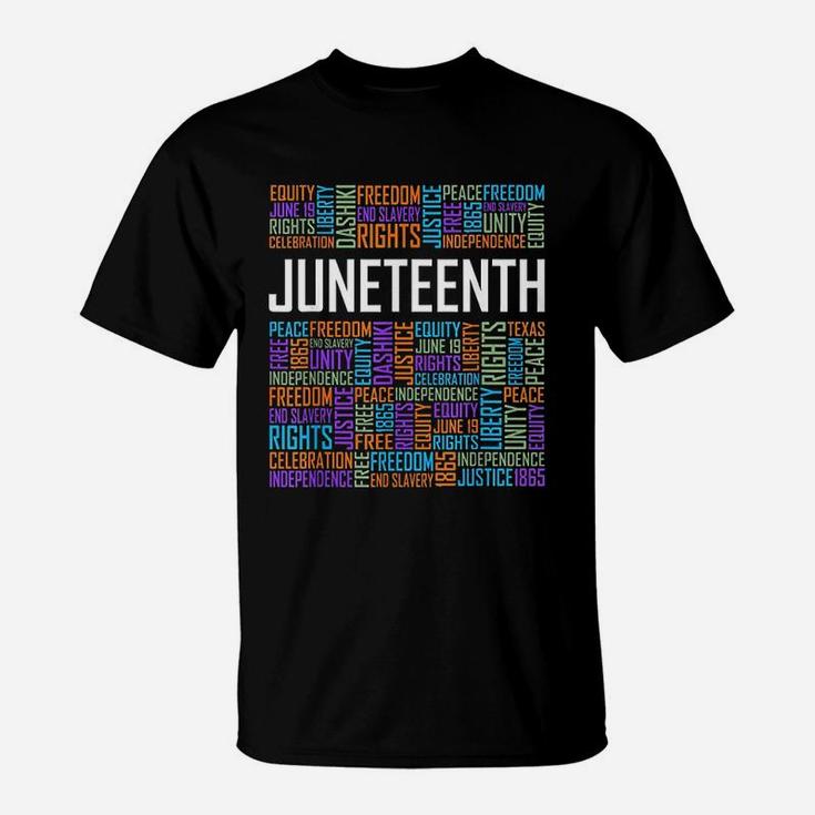 Juneteenth Words T-Shirt