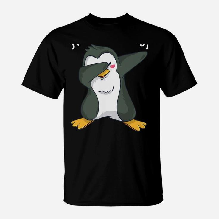 Just A Boy Who Loves Penguins Cute Dab Dance Boys Penguin T-Shirt