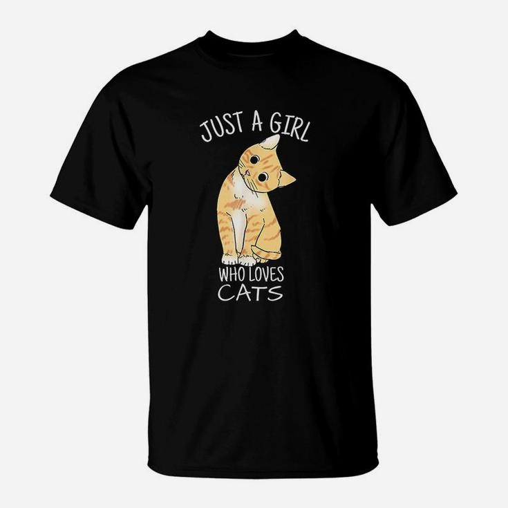 Just A Girl Who Loves Cats T-Shirt