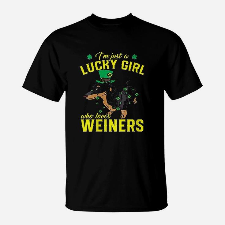 Just A Girl Who Loves Weiners Dog T-Shirt