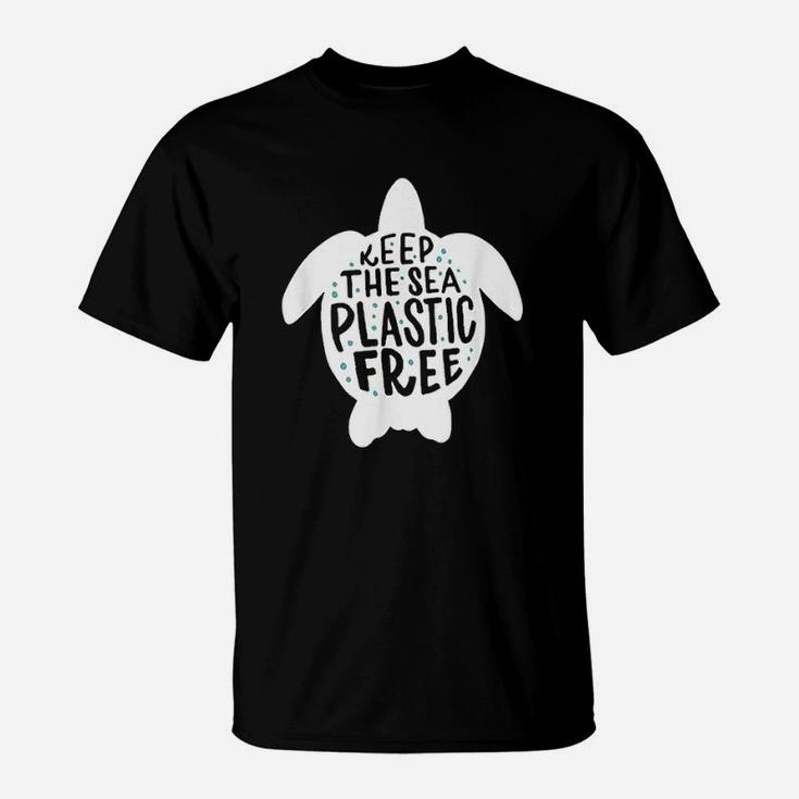 Keep The Sea Plastic Free Turtle T-Shirt
