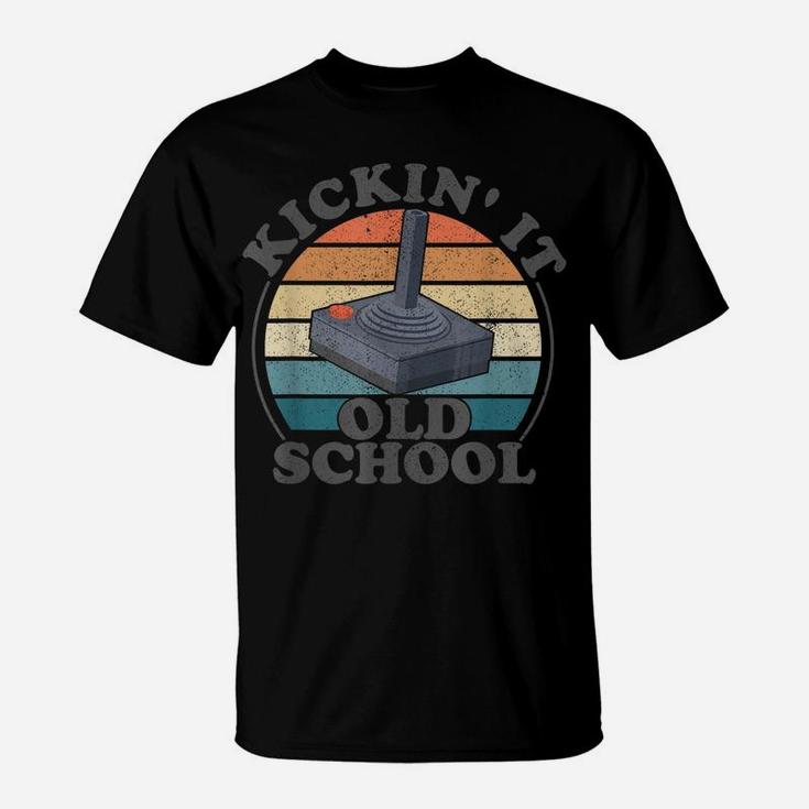 Kickin It Old School Retro 80S Video Game Gaming Gamer Gift T-Shirt