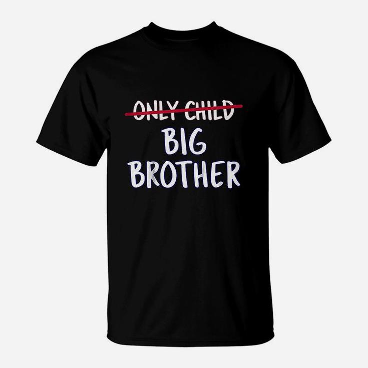Kids Big Brother Only Child Crossed Out T-Shirt