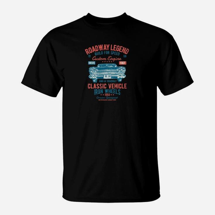 Klassisches Fahrzeug Legend T-Shirt für Herren, Auto-Motiv Design