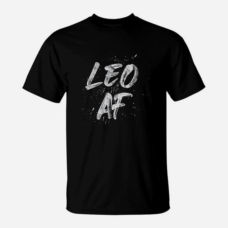 Leo Af Zodiac Sign Horoscope Astrology Birthday Gift T-Shirt