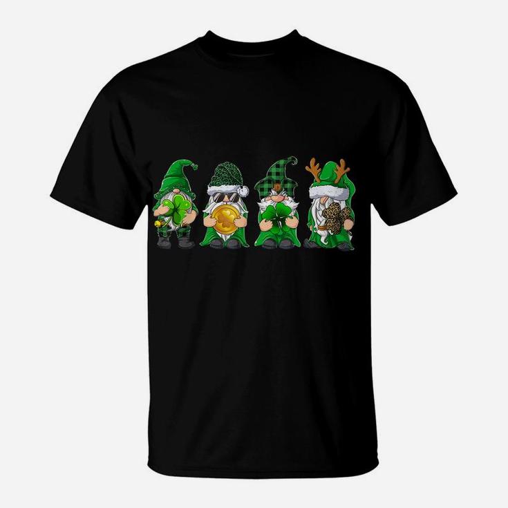 Leprechaun Gnomes St Patrick's Day Gnome Shamrock Gift T-Shirt