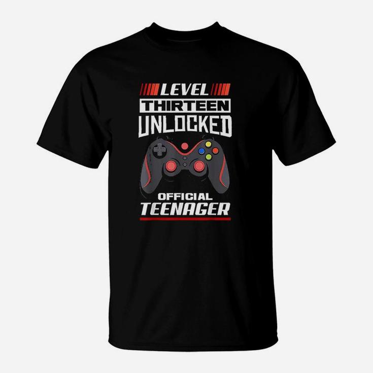 Level 13 Unlocked 13 Birthday Gamer T-Shirt