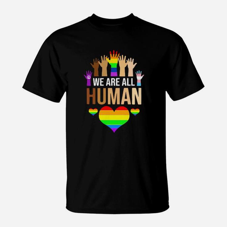 Lgbt We Are All Human T-Shirt