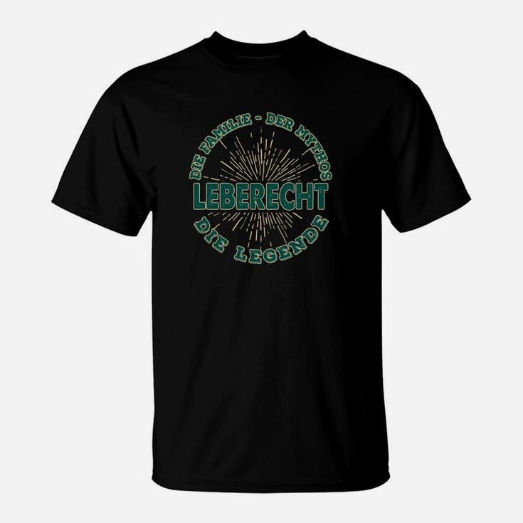 Liebrecht The Legend Schwarzes Herren T-Shirt, Legenden Motiv