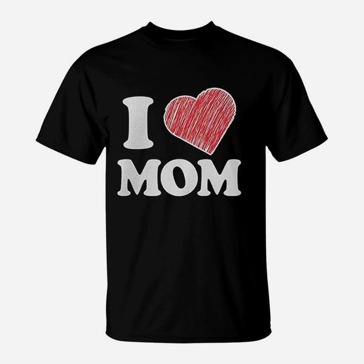Little Boys I Love Mom T-Shirt