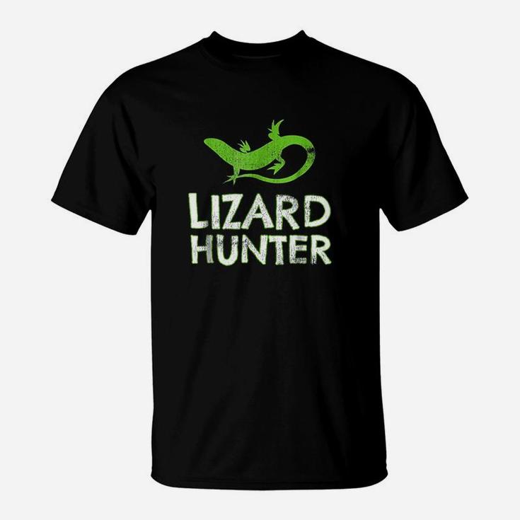 Lizard Lover Hunter Anole Reptile Boy Gift Birthday T-Shirt