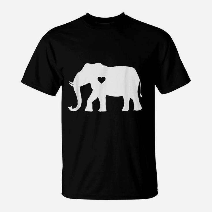 Love Elephant Heart T-Shirt