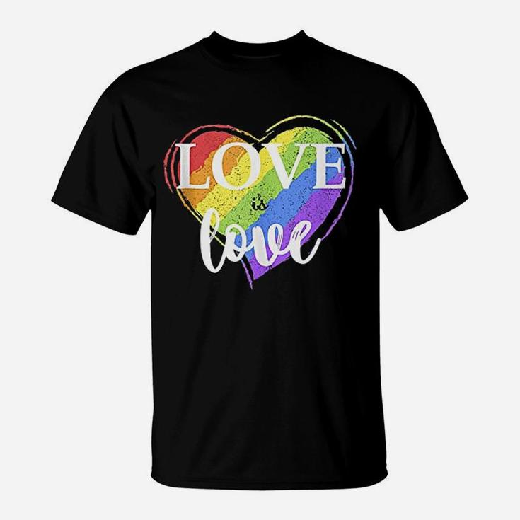 Love Is Love Lgbt Gay Pride T-Shirt