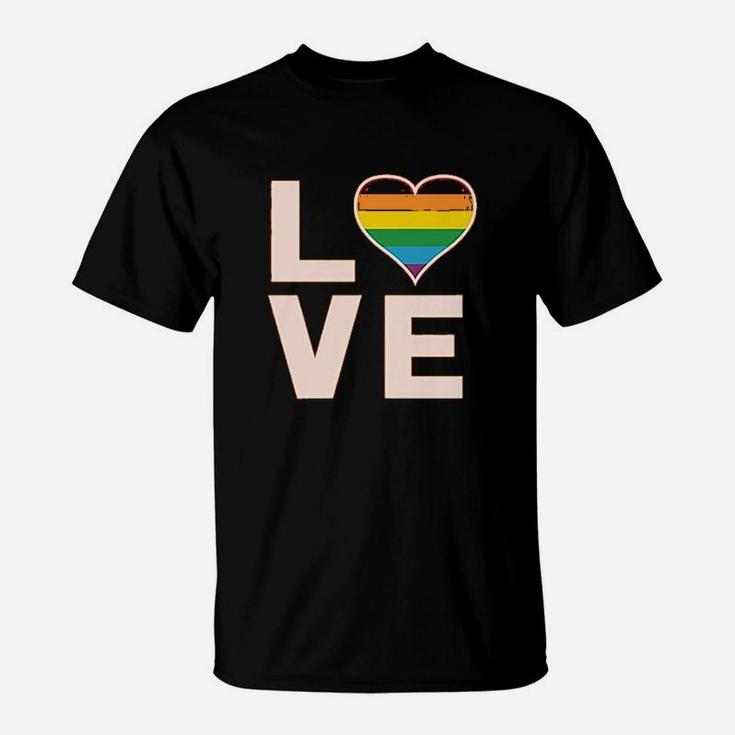 Love Rainbow Heart T-Shirt