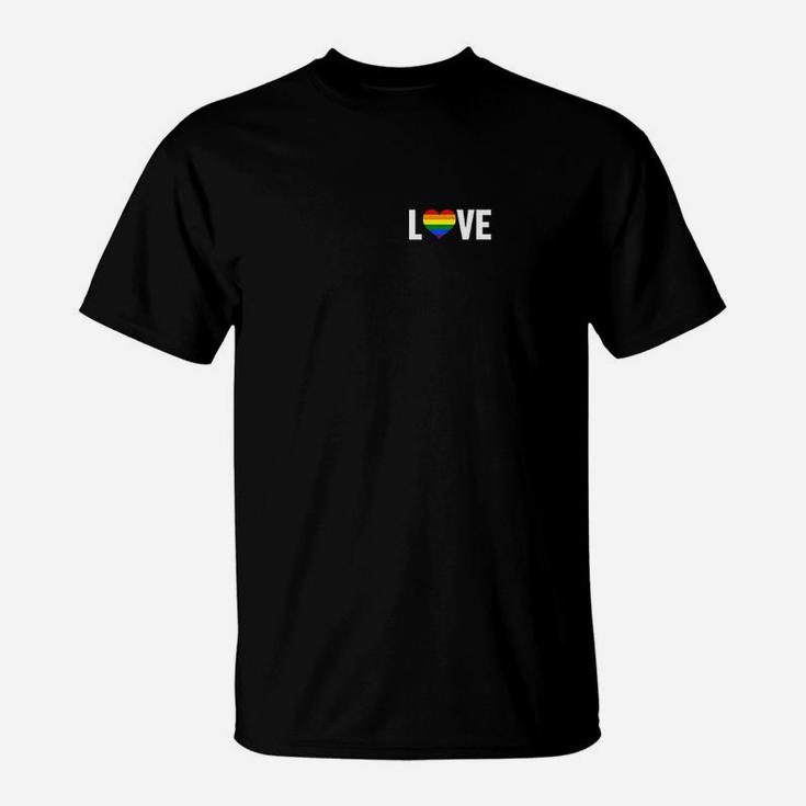 Love Rainbow Pride Heart T-Shirt