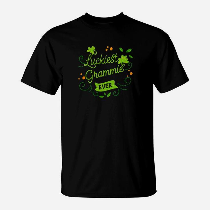 Luckiest Grammie Ever Matching St Patricks Day Irish T-Shirt