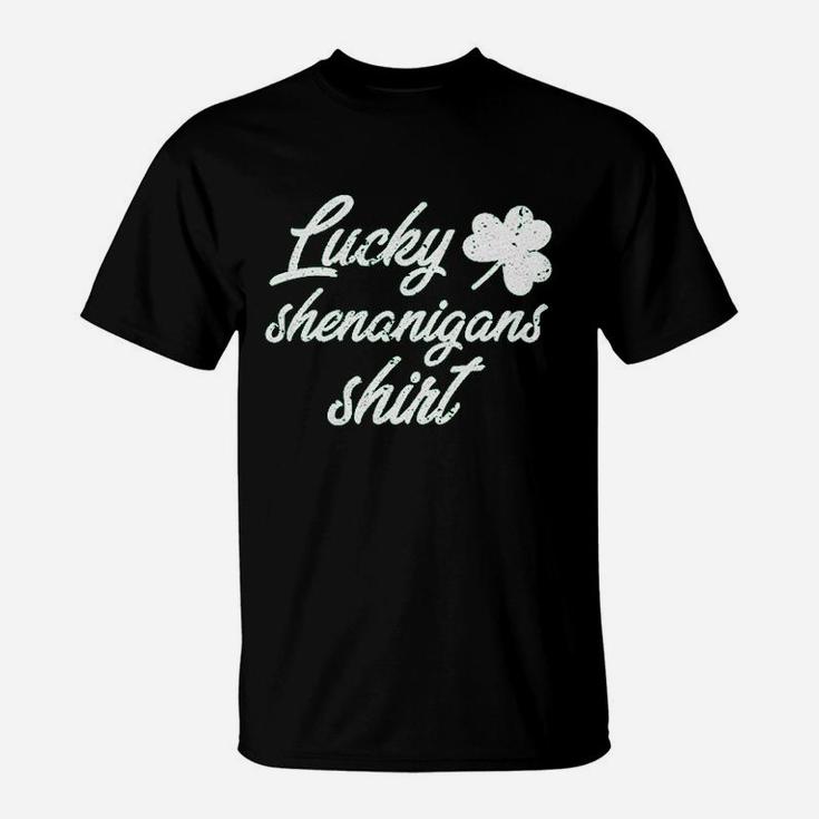 Lucky Shenanigans Funny Saint Patricks Day Parade T-Shirt