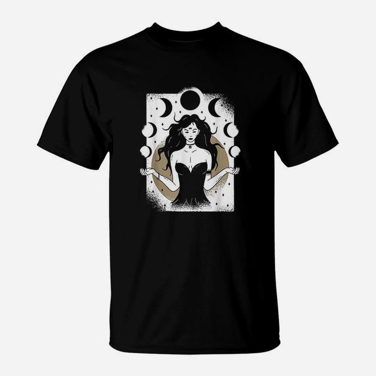 Luna The Moon Goddess Occult Moon T-Shirt