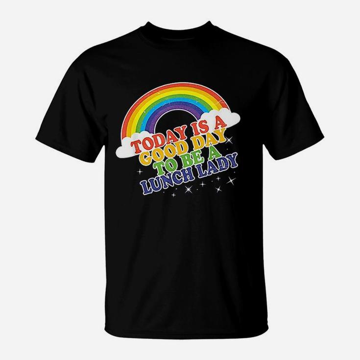Lunch Lady  Back To School Rainbow T-Shirt