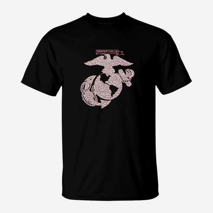 Lyrics To The Marines T-Shirt