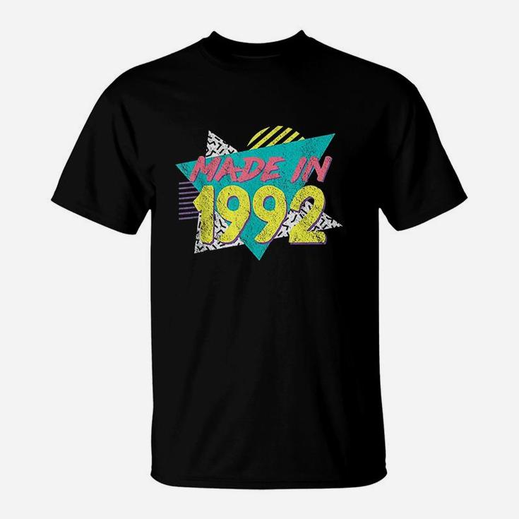Made In 1992 Retro Vintage 29Th Birthday Gift T-Shirt