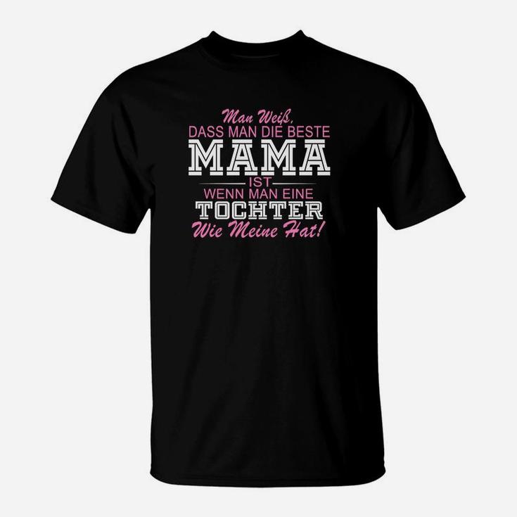 Mama Hut T-Shirt, Beste Mama mit Tochter Motiv