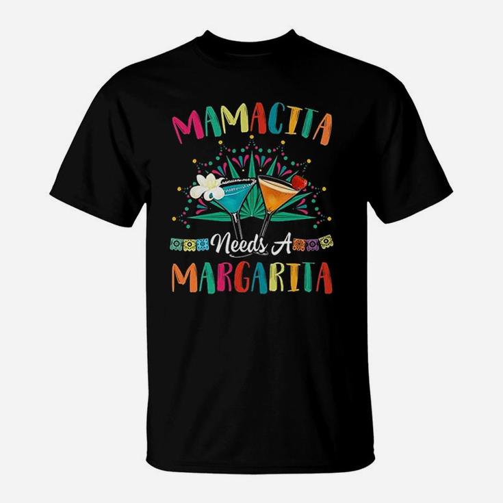 Mamacita Needs A Margarita Cinco De Mayo T-Shirt